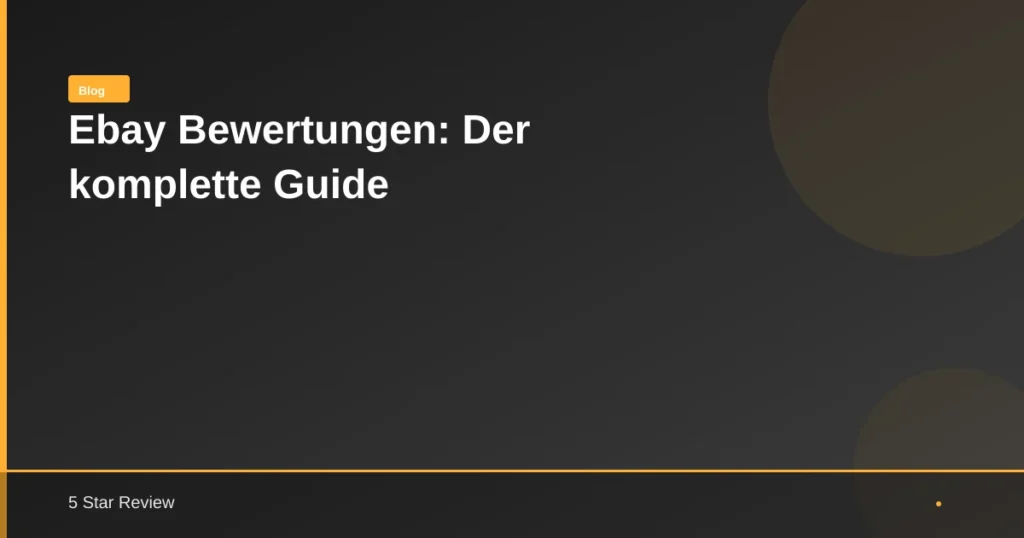 Ebay Bewertungen