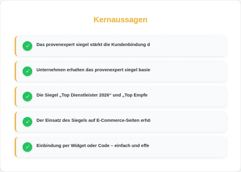 Infografik: Kernaussagen