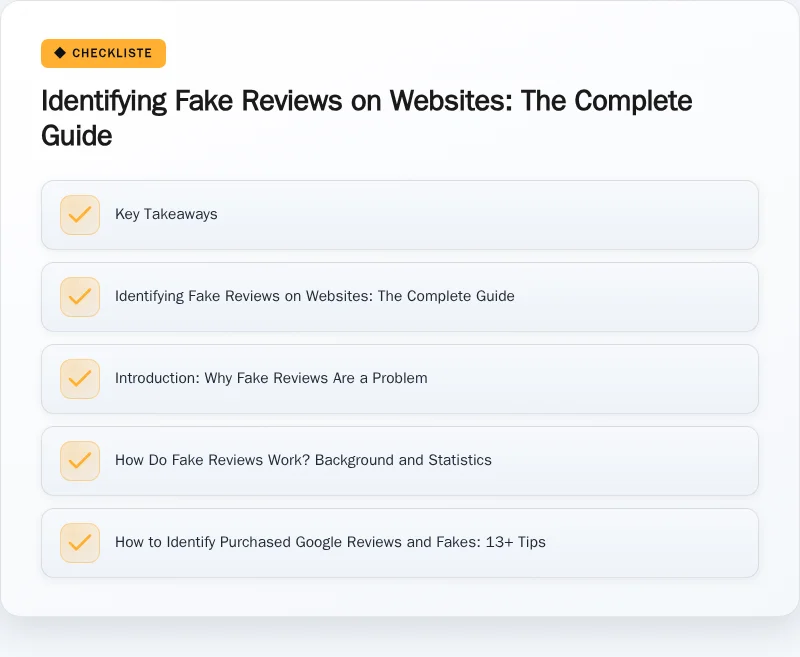 Infographic: Identifying Fake Reviews on Websites: The Complete Guide