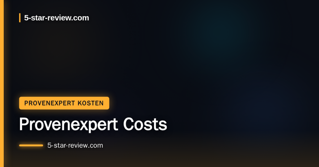 Beitragsbild: Provenexpert Costs