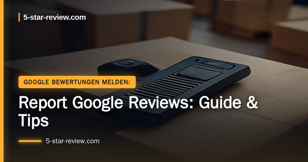 Beitragsbild: Report Google Reviews: Guide & Tips